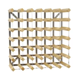 Viinhylde I Fyrretræ, I Farven Lys Eg, Plads Til 42 Flasker Fra Gastro De Luxe