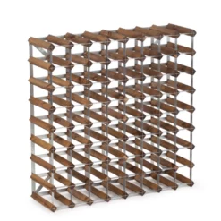 Vinhylde I Fyrretræ, I Farven Mørk Eg, Plads Til 72 Flasker Fra Gastro De Luxe