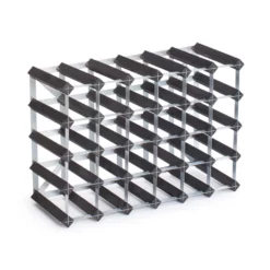 Vinhylde I Fyrretræ, I Farven Sort Ask, Plads Til 30 Flasker Fra Gastro De Luxe