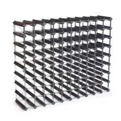 Vinhylde I Fyrretræ, I Farven Sort Ask, Plads Til 90 Flasker Fra Gastro De Luxe