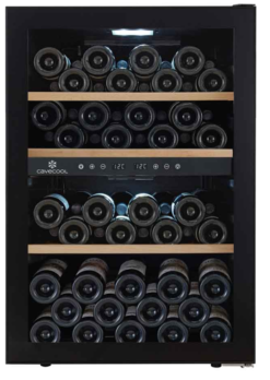 Vinkøleskab 62 Flasker - Cavecool - 2 Zoner