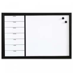 Naga Whiteboard Ugetavle 60 X 40 Cm. Dansk